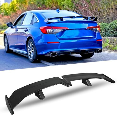 JMTBNO 57 Inch GT Wing Rear Trunk Spoiler Wing Gloss Black Compatible with Universal Car Spoiler Rear Wing Rear Trunk Spoiler GT Style Wing Spoiler Gloss Black in Kuwait