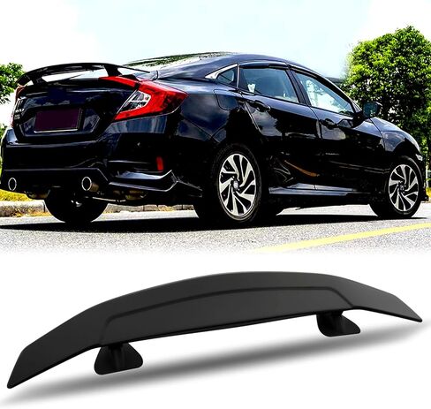 JMTBNO 57 Inch GT Wing Rear Trunk Spoiler Wing Gloss Black Compatible with Universal Car Spoiler Rear Wing Rear Trunk Spoiler GT Style Wing Spoiler Gloss Black in Kuwait