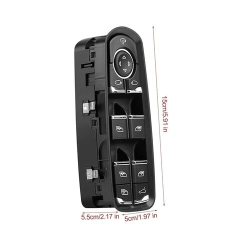 Front Left Power Window Switch 7PP959858 RDML 7PP959858H DML 7PP959858K DML Switch Button Compatible for Macan/Panamera 2011-2017 in Saudi Arabia