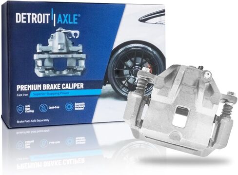 Detroit Axle - Front Left Brake Caliper for 1999-2004 Hyundai Sonata 2001-2002 Kia Optima, Driver Side Disc Brake Caliper with Bracket Replacement in Saudi Arabia