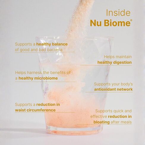 Pharmanex Nu Biome - Your Comprehensive Gut Health Solution with Prebiotics and Postbiotics, Caffeine Boost, and Antioxidant Support for Daily Wellness and Digestive Harmony in Kuwait