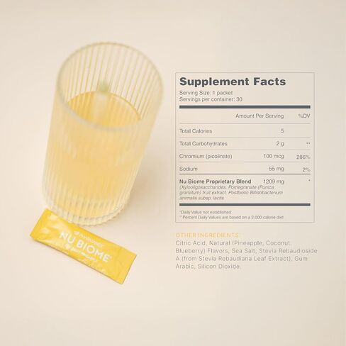 Pharmanex Nu Biome - Your Comprehensive Gut Health Solution with Prebiotics and Postbiotics, Caffeine Boost, and Antioxidant Support for Daily Wellness and Digestive Harmony in Kuwait