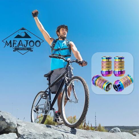 4PCS Skull Car Tire Valve Stem Caps, Air Caps Cover, Aluminum Alloy Corrosion Resistant Airtight Dust Proof Covers fits Cars, Trucks, Bikes, Motorcycles, Bicycles Tire Caps(Colorful) in Saudi Arabia