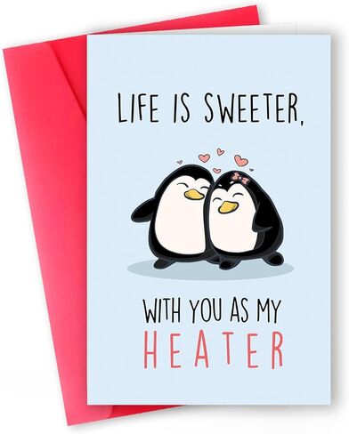 Romantic Valentines Day Card, Sweet Love Greeting Card, Thoughtful Gift for Him, Her, Boyfriend, Girlfriend, Husband, Wife, Anniversary or Birthday Romantic Gift Idea in Saudi Arabia