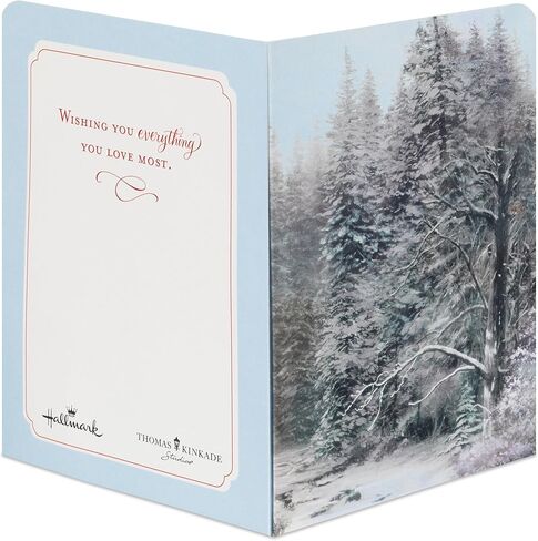 Hallmark Paper Wonder Thomas Kinkade Musical Pop Up Christmas Card (Deck the Halls) in Saudi Arabia