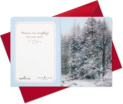 Hallmark Paper Wonder Thomas Kinkade Musical Pop Up Christmas Card (Deck the Halls) in Saudi Arabia