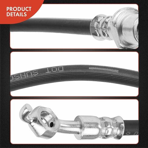 A-Premium Rear Driver or Passenger Outer Brake Hydraulic Hose Compatible with Select Toyota Models - Sienna 2011-2019 - Replace# 90947A2055 in Saudi Arabia