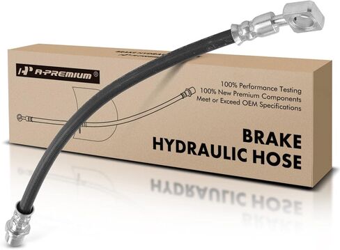 A-Premium Rear Driver Brake Hydraulic Hose Compatible with Saab Models - 9-3 2008-2011, 9-3X 2010-2011 - Replace# 12841242 in Saudi Arabia