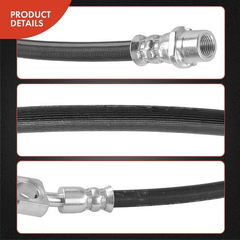 A-Premium Rear Driver Brake Hydraulic Hose Compatible with Saab Models - 9-3 2008-2011, 9-3X 2010-2011 - Replace# 12841242 in Saudi Arabia