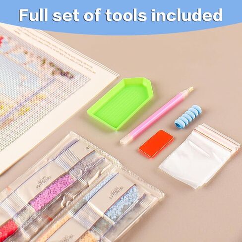 Cherry Blossoms Diamond Art Kits for Adults, DIY Landscape Diamond Painting Kits for Beginners, 5D Full Round Drill Diamonds Art Painting for Home Wall Decor Gift 12x16 Inch in Saudi Arabia