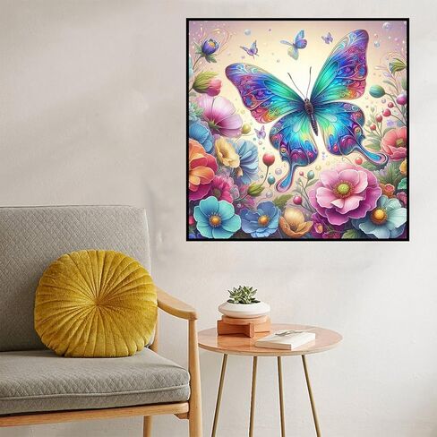 Cherry Blossoms Diamond Art Kits for Adults, DIY Landscape Diamond Painting Kits for Beginners, 5D Full Round Drill Diamonds Art Painting for Home Wall Decor Gift 12x16 Inch in Saudi Arabia