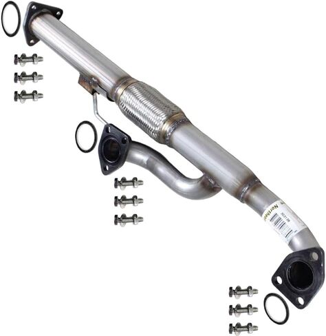 Exhaust Front Flex Y-Pipe Compatible for 2006-2008 Honda Ridgeline 3.5L | Stainless Steel | Northeastern Exhaust | Free Gaskets and Bolt Kit Included | Direct-Fit Replacement in Saudi Arabia
