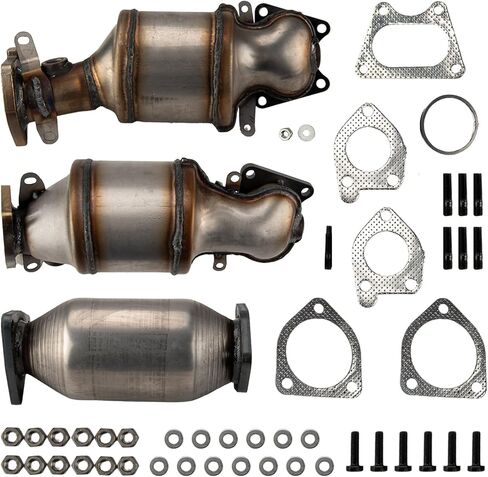 KAC Catalytic Converter Industrial Grade Stainless Steel Replacement for 2013-2019 Pathfinder 3.5L Flex Pipe & Catalytic Converter Replace # 15H41189 1Pcs ​(EPA Compliant) in Saudi Arabia
