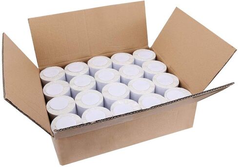 BESTEASY Thermal Postage Labels, 20 Rolls 4XL Address Shipping Labels 1744907 Copatible 4XL Thermal Shipping Label, 4 x 6 Inches, 220 Labels/Roll in Saudi Arabia