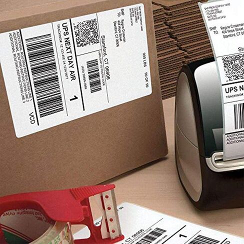 BESTEASY Thermal Postage Labels, 20 Rolls 4XL Address Shipping Labels 1744907 Copatible 4XL Thermal Shipping Label, 4 x 6 Inches, 220 Labels/Roll in Saudi Arabia