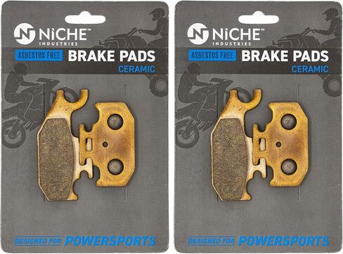 NICHE Brake Pad Kit for Can-Am Commander 705601147 705600014 705600350 Front Rear Ceramic in Saudi Arabia