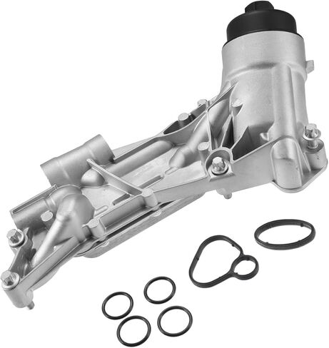 93186324 Engine Oil Cooler Oil Filter Housing Adapter Assembly with Gaskets for Chevy Aveo for Chevrolet Cruze for Pontiac for Saturn 25199751 1.8 Engine Oil Cooler Replacement in Saudi Arabia