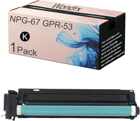 NPG-67 C-EXV-49 GPR-53 Drum Unit for Canon NPG-67 C-EXV-49 GPR-53, High Yield 100000 Pages, Reliable Performance Compatible for Canon C3320 C3320L C3325 C3330 C3020 C3025 C3520 Printer (Yellow 1Pack) in Saudi Arabia