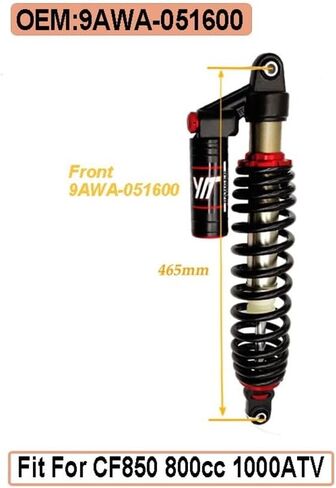 1PC Front/Rear Shock Absorber Kit Fit For CF850 800XC ATV CF 850XC 9AWA-051600 9AWA-061600(1pcs Front) in Saudi Arabia