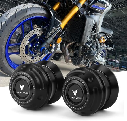 Front Fork Sliders Fit For MT09 2014-2022 2023 2024 | MT-09 Wheel Axle Frame Sliders 2023 MT09 Accessories 2024 MT09 Accessoris OG in Saudi Arabia