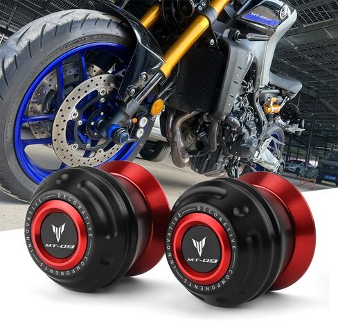 Front Fork Sliders Fit For MT09 2014-2022 2023 2024 | MT-09 Wheel Axle Frame Sliders 2023 MT09 Accessories 2024 MT09 Accessoris OG in Saudi Arabia