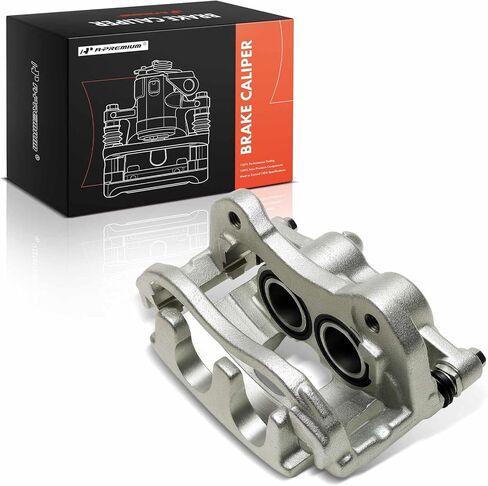 A-Premium Disc Brake Caliper Assembly with Bracket Compatible with Ford Vehicles - E-Transit 2022-2025, Transit-150 Transit-250 Transit-350 Transit-350 HD 2020-2025 - Front Left Driver Side in Saudi Arabia