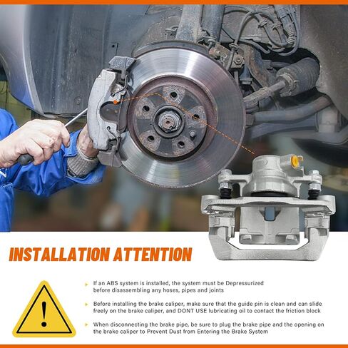 DRIVESTAR 19B3424 19B3425 Rear Brake Calipers for Subaru Selected 2009-2013 Forester/ 2008-2013 Impreza/ 2013 WRX in Saudi Arabia