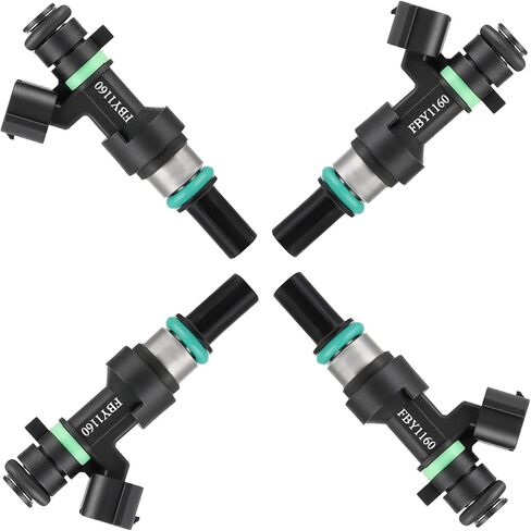 fuel injector kit - Compatible with 2009-2011 for Nissan Versa fuel injectors OE 16600-ED000 16600ED000 FBY1160 FJ1075 FBY1160 FIJ0031 INJ613 M1331 4G2173 158-0931 67682 4Pcs in Saudi Arabia