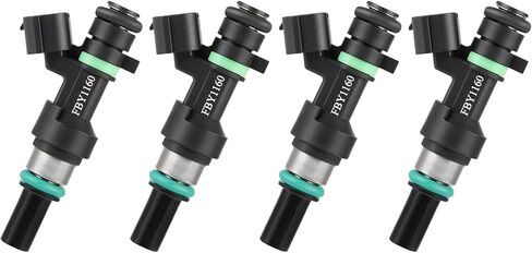 fuel injector kit - Compatible with 2009-2011 for Nissan Versa fuel injectors OE 16600-ED000 16600ED000 FBY1160 FJ1075 FBY1160 FIJ0031 INJ613 M1331 4G2173 158-0931 67682 4Pcs in Saudi Arabia