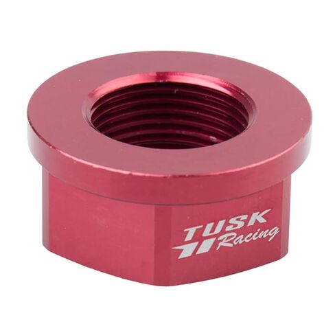 Tusk Nyloc Axle Nut M22 X 1.50 Red in Saudi Arabia