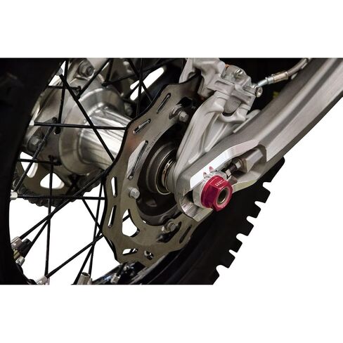 Tusk Nyloc Axle Nut M22 X 1.50 Red in Saudi Arabia