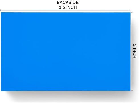 Thank You Cards for Supporting Small Business 2x3.5 Inches Pack of 50 Sky Blue in Saudi Arabia