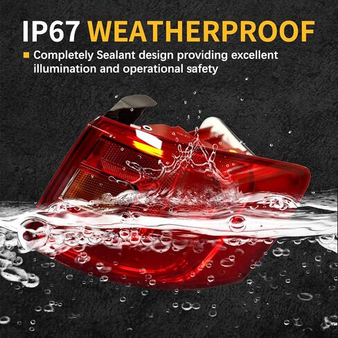 Road Hawk For Volkswagen Jetta Rear Tail Light Assembly Outer Tail Lamp Compatible with 2011 2012 2013 2014 Volkswagen Jetta Left Driver Side Taillight Replace VW2804107 5C6945095D in Kuwait