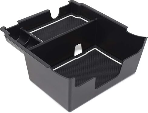 CupHolderHero Fits with Subaru Crosstrek 2018-2022 and Subaru Impreza 2017-2022 Premium Custom Interior Non-Slip Anti Dust Center Console Organizer Tray with Liner Mats, 3-pc Set (Solid Black) in Saudi Arabia