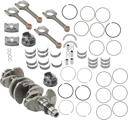 GXYWADY Crankshaft & Piston Ring & Rods & Bearing Set Replacement for Forte Koup Forte 5 Forte Elantra 2014-2016 Replacement for Tucson 2.0L 2014-2018 in Saudi Arabia