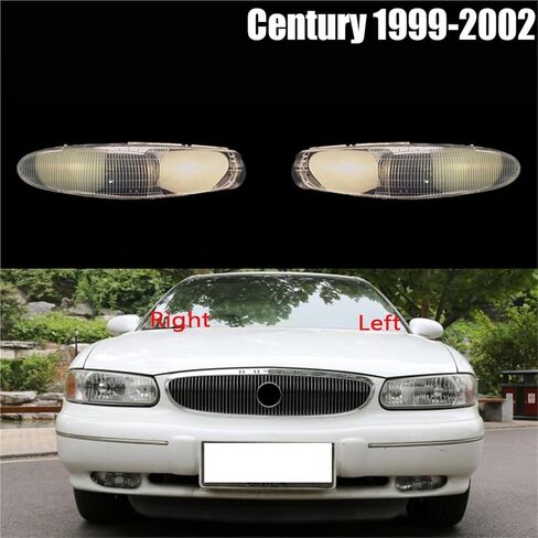 متوافق مع Buick Century 1999 ~ 2002 غطاء المصباح الأمامي للسيارة أغطية المصابيح الأمامية غطاء عاكس الضوء غطاء المصباح الرئيسي أغطية الإضاءة غلاف شفاف (يسار) in Saudi Arabia