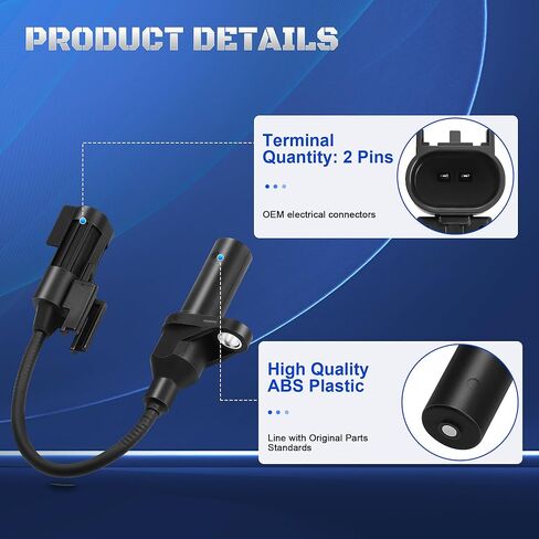 Engine Crankshaft Position Sensor 393103C600 Compatible with 2013-2018 Hyundai Santa Fe Azera & Kia Sorento Sedona 2014 2015 2016 2017 2018 2019 2020 V6 3.3L Replaces PC996, 39310-3C600 in Saudi Arabia