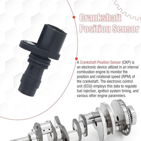 8976069430 Crankshaft Position Sensor Compatible with FTR NPR NPR-HD NPR-XD NQR NRR Tiltmaster W3500 W4500 W5500 W5500HD Forward W3500 W4500 W5500 W5500HD in Saudi Arabia