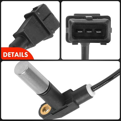 A-Premium Engine Crankshaft Position Sensor Compatible with BMW 325e 1984-1985, 524td 1985-1986, 528e 1982-1988, M5 1988, 2.4L 2.7L 3.5L in Saudi Arabia