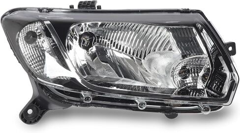 Tyenaza Headlight Cover Lens Case High Strength Side Head Lamp Housing Shell Replacement for Dacia Sandero MK2 Pre Facelift (Right 260105344R) in Saudi Arabia