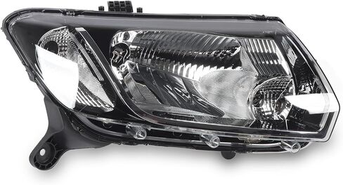 Tyenaza Headlight Cover Lens Case High Strength Side Head Lamp Housing Shell Replacement for Dacia Sandero MK2 Pre Facelift (Right 260105344R) in Saudi Arabia
