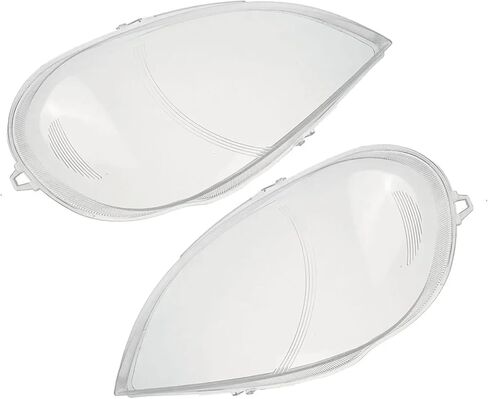 Compatible For Mercedes-Benz ML Class W163 ML400 ML450 ML350 ML320 2002-2005 Pair Transparent Housing Front Headlights Lens Shell Lampcover in Saudi Arabia