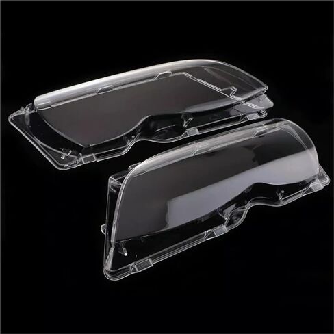 Car Headlight Lens Glass Lampcover Cover Lampshade Headlamp Shell Compatible For BMW 3 Series E46 318i 320i 325i 4 Doors Sedan 2002-2005(Left side) in Saudi Arabia