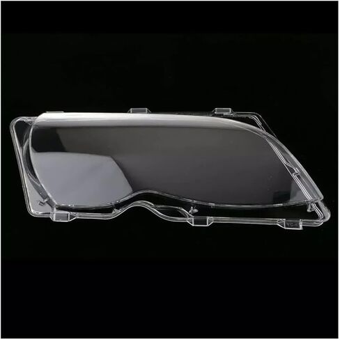 Car Headlight Lens Glass Lampcover Cover Lampshade Headlamp Shell Compatible For BMW 3 Series E46 318i 320i 325i 4 Doors Sedan 2002-2005(Left side) in Saudi Arabia