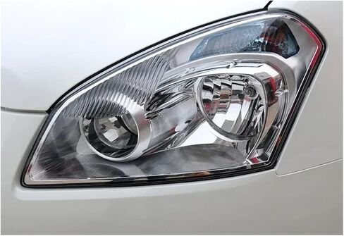 Compatible For Nissan Qashqai 2008-2015 Car Accessories Headlight Housing Shell Lamp Shade Lens Transparent Headlamp Cover(1PCS left side) in Saudi Arabia