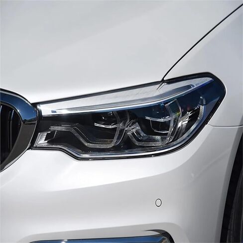 متوافق مع BMW 5 Series G30 G38 520i 523i 525i 528i 530i 2018 2019 2020 غطاء المصابيح الأمامية الشفاف يحل محل عاكس الضوء الأصلي (الجانب الأيمن) in Saudi Arabia