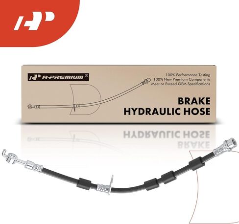 A-Premium Front Passenger Brake Hydraulic Hose Compatible with Select Ford Models - Fiesta 2014 2015 2016 2017 2018 2019, with Rear Disc Brake - Replace# AY1Z2078A in Saudi Arabia