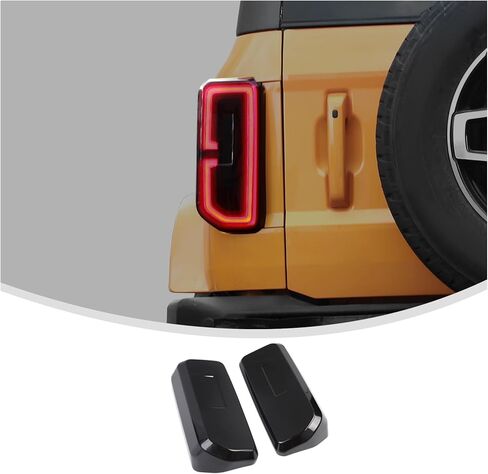 Linskip 3rd Brake Light Cover Compatible with Ford Bronco 2021-2025+, Rear High Centre Third Brake Light Trim for Bronco Accessories(Smoke Dark) in Saudi Arabia