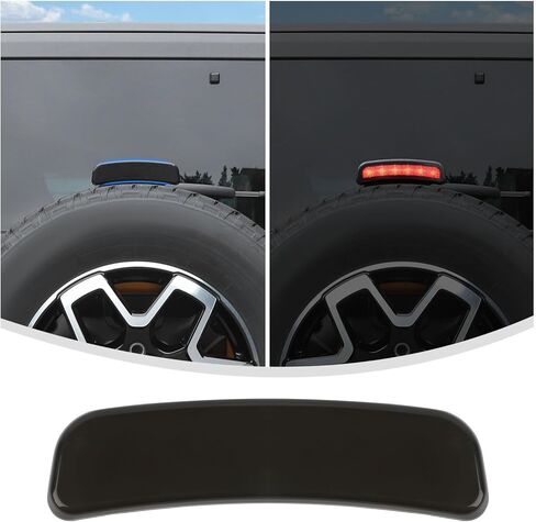 Linskip 3rd Brake Light Cover Compatible with Ford Bronco 2021-2025+, Rear High Centre Third Brake Light Trim for Bronco Accessories(Smoke Dark) in Saudi Arabia