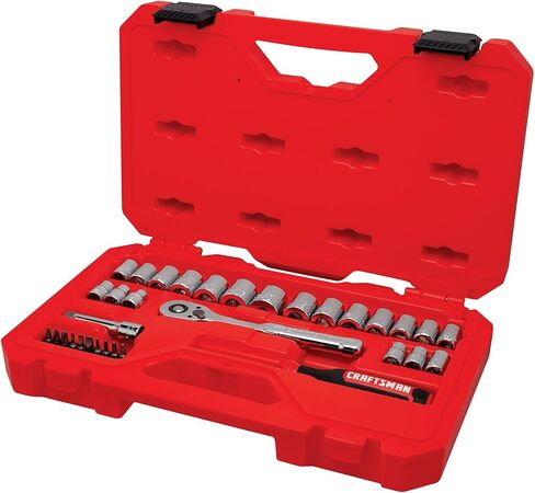 CRAFTSMAN Mechanics Tool Set, 33 Piece, 3/8 Inch Drive SAE/Metric (CMMT12113) in Saudi Arabia